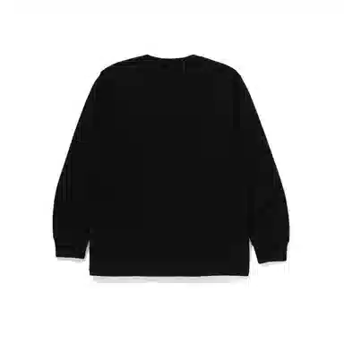 A Bathing Ape Ape Head Letter Print Long Sleeve Tee