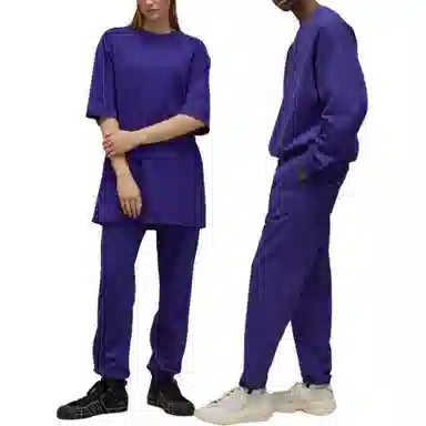 Y-3 Brushed Terry Track Pants Purple