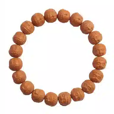 木盛缘 宝宝佛 佛珠单圈念珠文玩 猴头核桃 手串 男女同款情侣款