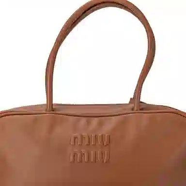 Miu Miu Cognac Leather Bag