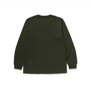 A Bathing Ape Ape Head Letter Print Long Sleeve Tee