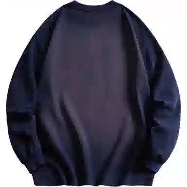 敦煌博物馆 重磅水洗美式复古字母渐变宽松百搭高街圆领卫衣 男女同款