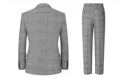 JOHNHOLLIS Houndstooth Suit Set