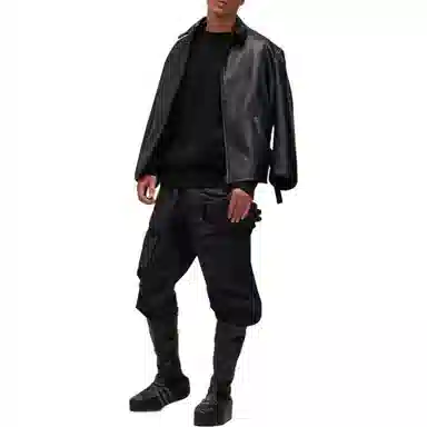 Y-3 Logo Knit Crew Sweatshirt