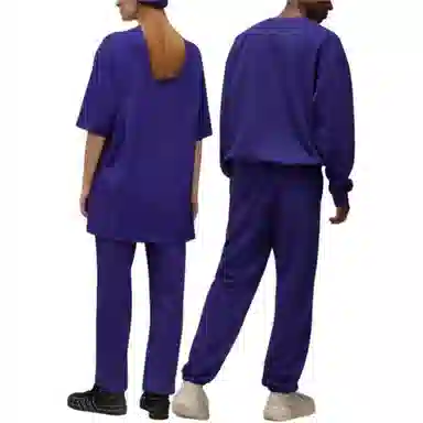 Y-3 Brushed Terry Track Pants Purple