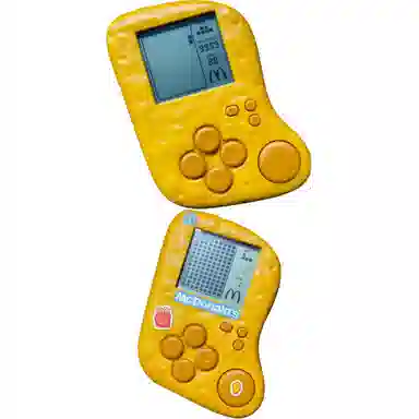 麦当劳 六一吃鸡快乐限定 俄罗斯方块 麦乐鸡块游戏机 玩具