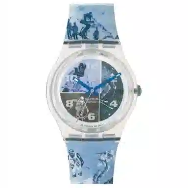 Swatch Quartz 34mm Brown Dial