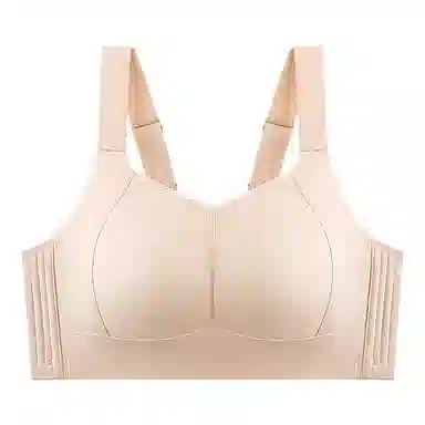 千奈美 简约亲肤舒适大胸显小聚拢文胸 女款
