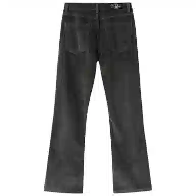 XINYINSU Retro Corduroy Jeans Black