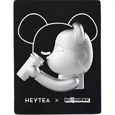 HEYTEA x BE@RBRICK Cool Black 2.0 Badge