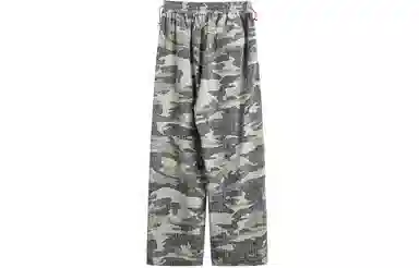 GOLFCROSS Vintage Camouflage Embroidered Wide Leg Pants