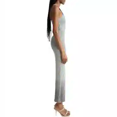 Alexander Wang FW24 Sleeveless Dress Light Grey