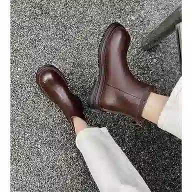 子骁 羊皮 日常气质通勤 舒适柔透气 短靴 女款