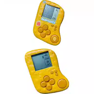 麦当劳 六一吃鸡快乐限定 俄罗斯方块 麦乐鸡块游戏机 玩具