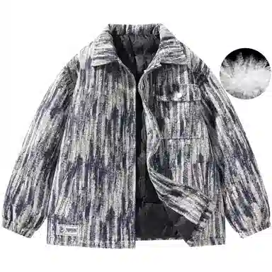 Paddington Bear Dopamine Tie-Dye Down Jacket