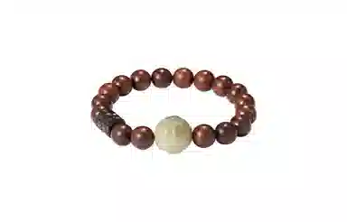 金瑞邦 小众 显白 轻奢高档 气质 文玩文艺 复古 新中式国潮 平步青云 精准桃花 檀木 木作手串 男女同款情侣款