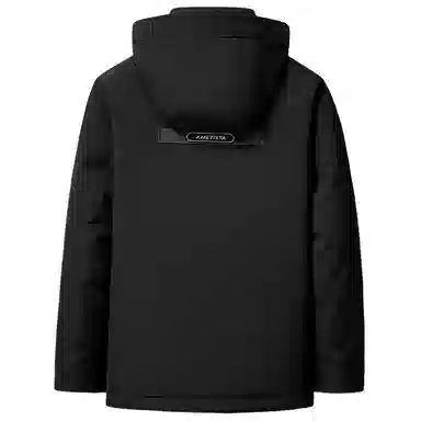 鸭鸭 石墨烯蓄热时尚韩版休闲百搭短款连帽山系户外运动多口袋防寒保暖工装羽绒服 男女同款