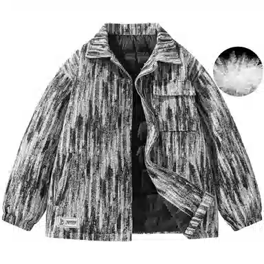 Paddington Bear Dopamine Tie-Dye Down Jacket