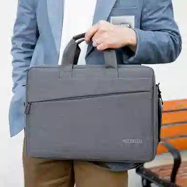 尊梵  商务旅行多功能牛津布电脑背包大容量学生电脑多口袋手提单肩包 多色