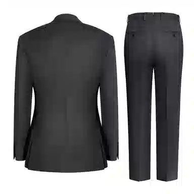 SKARO Solid Color Notch Lapel Single-Breasted Suit Set Men