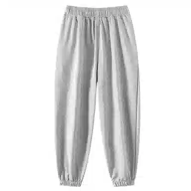 三体 水滴系列 美式复古多巴胺百搭简约基础款个性字母印花舒适宽松时尚高街日常通勤束脚休闲裤 男女同款