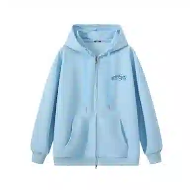 三体 水滴系列 美式复古简约基础款字母印花宽松百搭舒适连帽卫衣垂感中腰直筒裤子休闲运动套装 男女同款