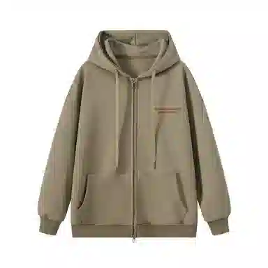 三体 宇宙将为你闪烁系列 简约基础款字母印花连帽开衫休闲美式复古宽松百搭高街潮牌街头嘻哈长袖重磅卫衣 男女同款