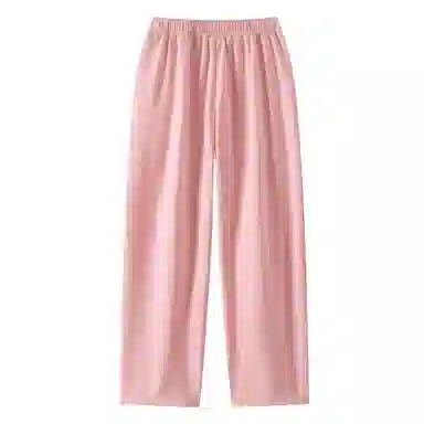 三体 水滴系列 简约基础款字母印花宽松美式复古百搭垂感自然直筒多巴胺高街潮牌日常通勤时尚舒适休闲裤 男女同款