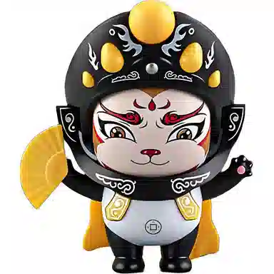 雄俊 超萌超可爱熊猫变脸娃娃有趣国潮风 玩具