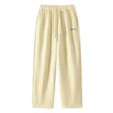 三体 水滴系列 美式复古简约基础款字母印花宽松百搭舒适连帽卫衣垂感中腰直筒裤子休闲运动套装 男女同款