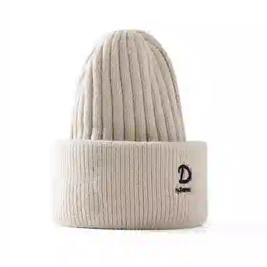 南极人 保暖防风护耳毛线针织帽宽松大脸显脸小堆堆帽韩版 秋冬款 绒线帽 女款