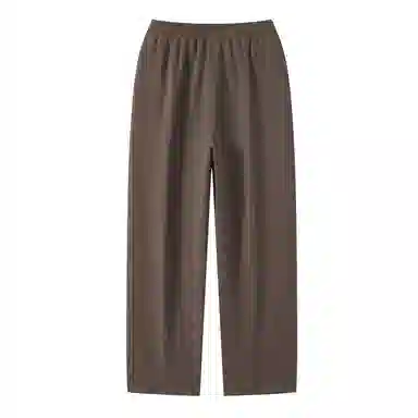 三体 末日之战系列 简约基础款纯色字母印花宽松学生多巴胺高街潮牌美式复古百搭舒适垂感自然中腰直筒日常通勤休闲裤 男女同款