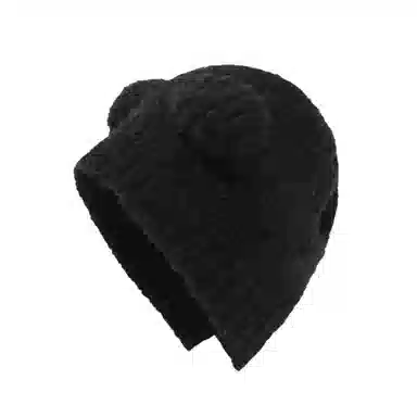 北极绒 可爱小熊秋冬季保暖显脸小大头围护耳包头帽 聚酯纤维 绒线帽 男女同款情侣款