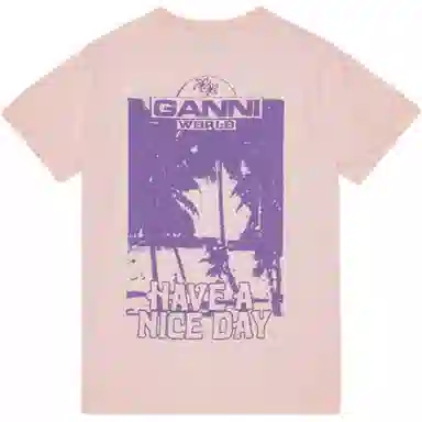 GANNI SS24 logo T
