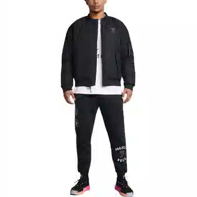 Under Armour Project Rock Woven Training Jacket Black