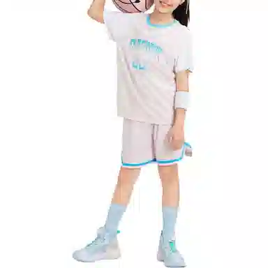 大童 特步 舒适柔软亲肤休闲运动套装