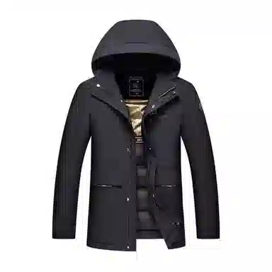 斯巴奴 加厚渐变白短款羽绒服 男款