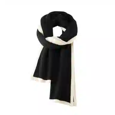 北极绒 秋冬季 小香风轻奢保暖 加厚围脖  绒线围巾 男女同款情侣款