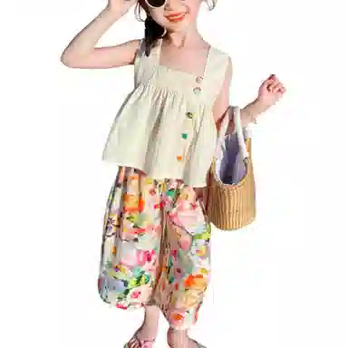 中童 浪莎 透气时尚舒适亲肤休闲运动套装