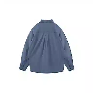 我是大卫 韩系休闲时尚高级感痞帅宽松牛仔长袖衬衫 男女同款