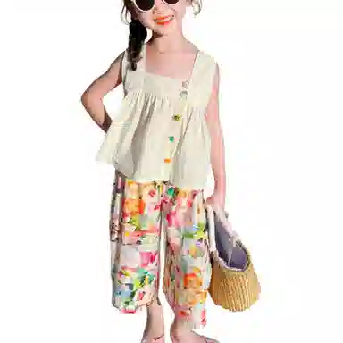 中童 浪莎 透气时尚舒适亲肤休闲运动套装