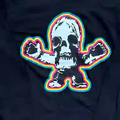 Chrome Hearts Skull Print Long Sleeve Tee Black