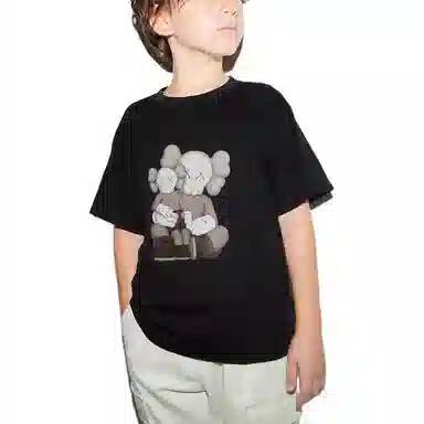 UNIQLO x KAWS SS23 Kids T-Shirt Black