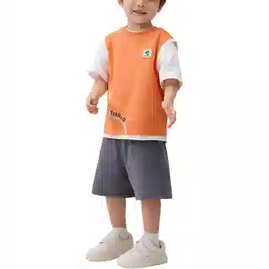 英氏 纯棉圆领无袖背心儿童款