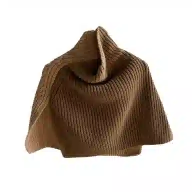 北极绒 冬季护颈围巾外搭套头领脖套韩系潮针织披肩 围脖 男女同款情侣款