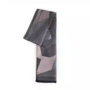 梦特娇 高级双面几何字母保暖防风 披肩 女款