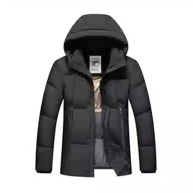 斯巴奴 加厚短款保暖连帽极寒羽绒服 男款