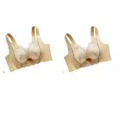 兰缪 性感蕾丝加宽侧收轻薄透气舒适柔软文胸 女款