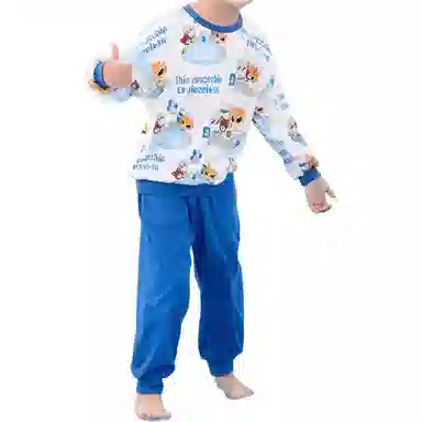 久岁伴 宽松柔软圆领家居服中小童