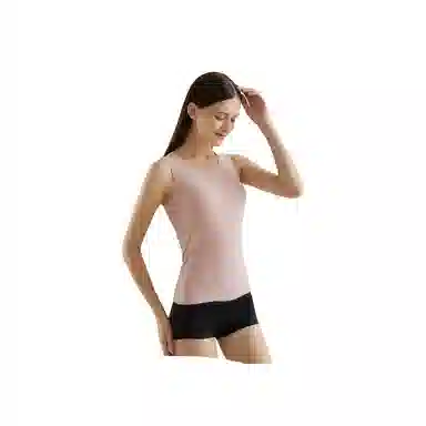 恒源祥 纯色无痕套头贴片护腹保暖上装 女款